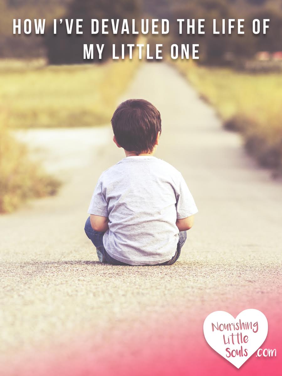 When the world tells moms we need to be doing one more thing, we have to remember the value of one little life. 