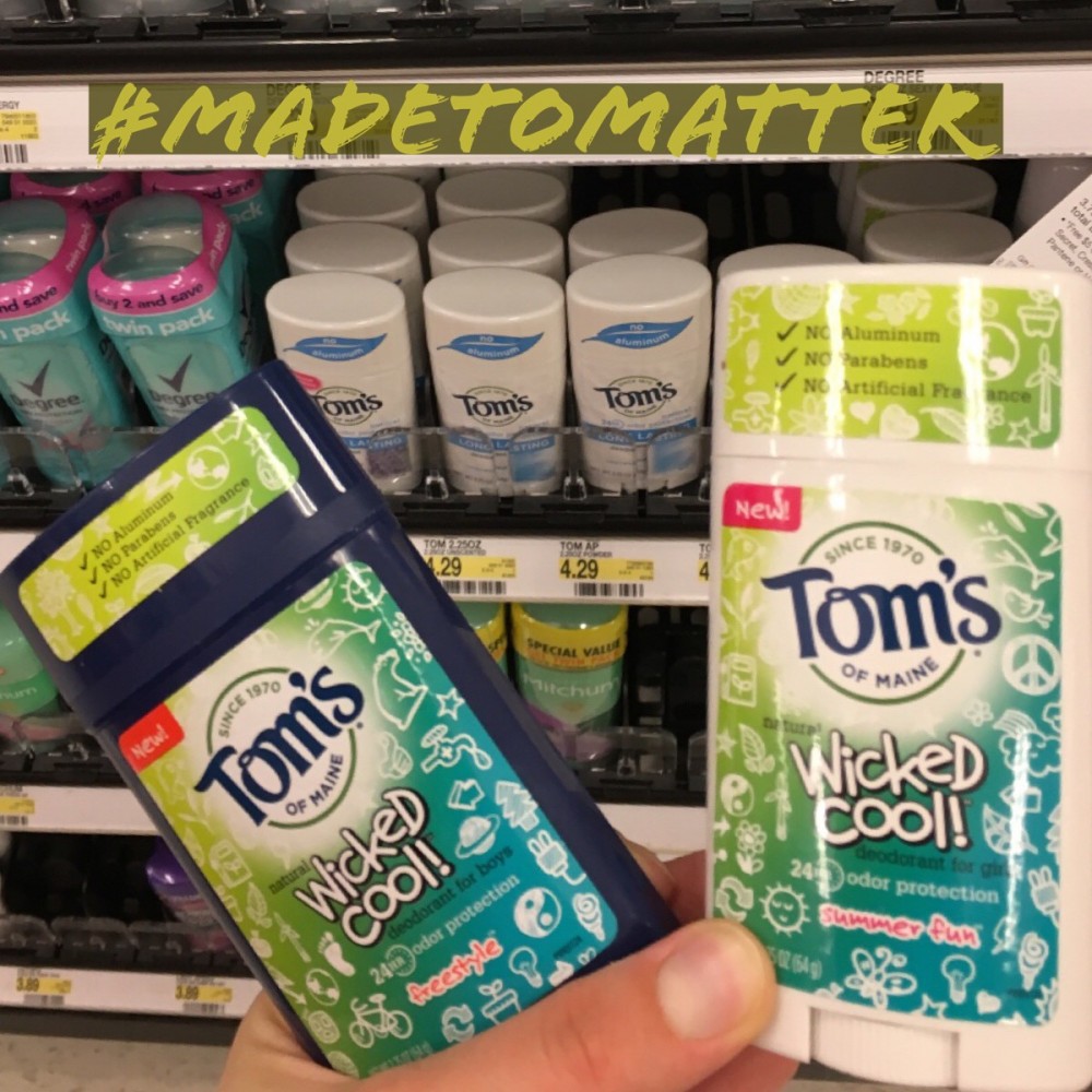 Wicked Cool! Deodorant by Tom's of Maine! #madetomatter