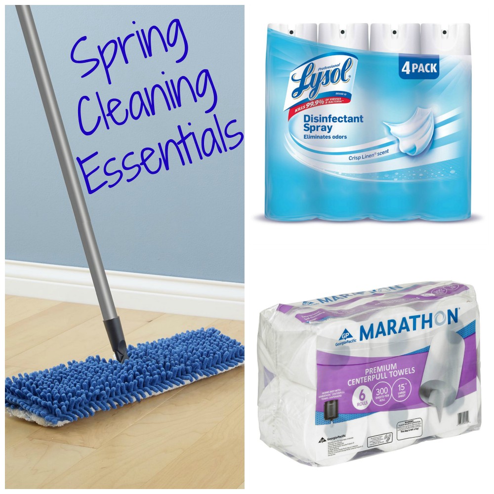 Our Spring Cleaning essentials--found at Sam's Club!